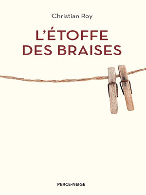cover image of L'étoffe des braises